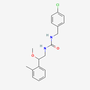 1-(4-Chlorobenzyl)-3-(2-methoxy-2-(o-tolyl)ethyl)urea