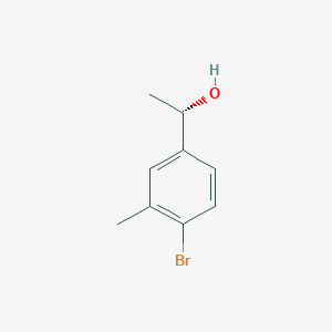 molecular formula C9H11BrO B2501702 (1S)-1-(4-bromo-3-methylphenyl)ethan-1-ol CAS No. 2225126-85-0