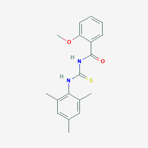 molecular formula C18H20N2O2S B250178 N-mesityl-N'-(2-methoxybenzoyl)thiourea 