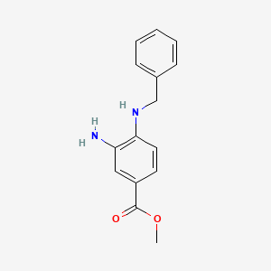 B2501825 Methyl 3-amino-4-(benzylamino)benzoate CAS No. 1031667-78-3; 68502-22-7