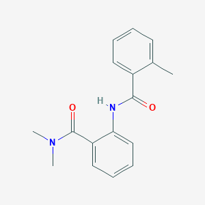 molecular formula C17H18N2O2 B250186 N,N-dimethyl-2-[(2-methylbenzoyl)amino]benzamide 