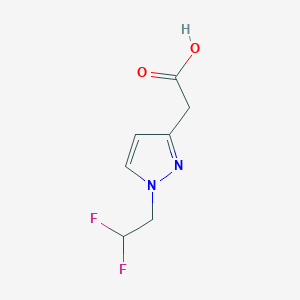 [1-(2,2-difluoroethyl)-1H-pyrazol-3-yl]acetic acid