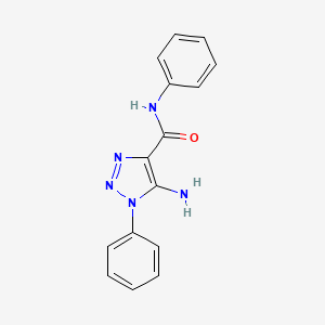 5-amino-N,1-diphenyl-1H-1,2,3-triazole-4-carboxamide