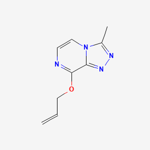 3-Methyl-8-(prop-2-en-1-yloxy)-[1,2,4]triazolo[4,3-a]pyrazine
