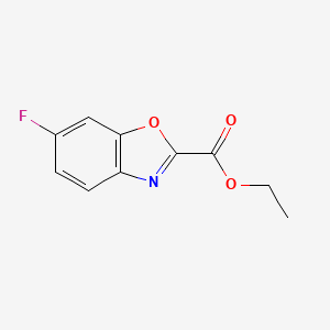 molecular formula C10H8FNO3 B2501933 Ethyl 6-fluoro-1,3-benzoxazole-2-carboxylate CAS No. 1506139-24-7