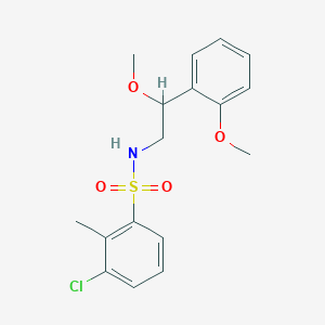 3-chloro-N-(2-methoxy-2-(2-methoxyphenyl)ethyl)-2-methylbenzenesulfonamide