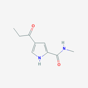 molecular formula C9H12N2O2 B2501965 N-methyl-4-propanoyl-1H-pyrrole-2-carboxamide CAS No. 692287-81-3