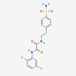 molecular formula C16H15F2N3O4S B2501992 N1-(2,5-difluorophenyl)-N2-(4-sulfamoylphenethyl)oxalamide CAS No. 899956-49-1