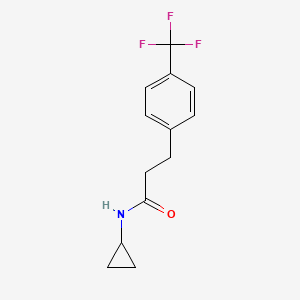 N-Cyclopropyl-3-[4-(trifluoromethyl)phenyl]propanamide