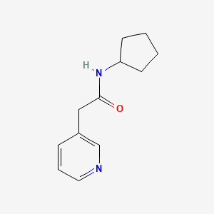 molecular formula C12H16N2O B2502048 N-cyclopentyl-2-(pyridin-3-yl)acetamide CAS No. 1494177-78-4