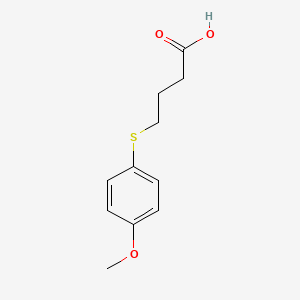molecular formula C11H14O3S B2502054 4-[(4-Methoxyphenyl)sulfanyl]butanoic acid CAS No. 52872-94-3