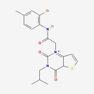 molecular formula C19H20BrN3O3S B2502094 N-(2-bromo-4-methylphenyl)-2-[3-(2-methylpropyl)-2,4-dioxo-1H,2H,3H,4H-thieno[3,2-d]pyrimidin-1-yl]acetamide CAS No. 1260921-81-0