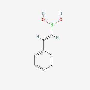 molecular formula C8H9BO2 B2502123 trans-2-Phenylvinylboronic acid CAS No. 34420-17-2; 4363-35-3; 6783-05-7; 6783-76-2