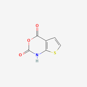 molecular formula C6H3NO3S B2502126 1H-Thieno[2,3-d][1,3]oxazine-2,4-dione CAS No. 103979-54-0