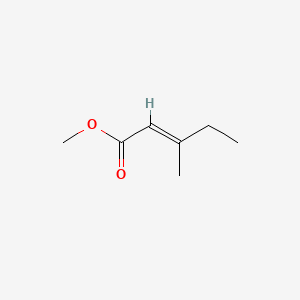 molecular formula C7H12O2 B2502268 Methyl 3-methyl-2-pentenoate CAS No. 50652-79-4