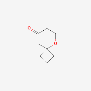 molecular formula C8H12O2 B2502271 5-Oxaspiro[3.5]nonan-8-one CAS No. 1367945-40-1