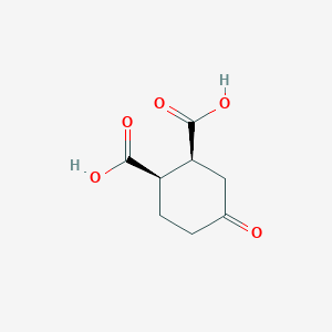 molecular formula C8H10O5 B2502276 rac-(1R,2S)-4-oxocyclohexane-1,2-dicarboxylic acid CAS No. 2140263-01-8