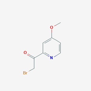 molecular formula C8H8BrNO2 B2502282 2-Bromo-1-(4-methoxypyridin-2-yl)ethanone CAS No. 96718-53-5