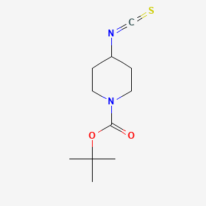 molecular formula C11H18N2O2S B2502296 Tert-butyl 4-isothiocyanatopiperidine-1-carboxylate CAS No. 496954-55-3
