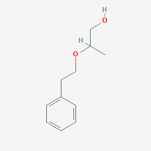 molecular formula C11H16O2 B2502506 2-(2-Phenylethoxy)propan-1-ol CAS No. 1864073-34-6