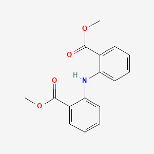 molecular formula C16H15NO4 B2502530 Methyl 2-{[2-(methoxycarbonyl)phenyl]amino}benzoate CAS No. 34069-89-1