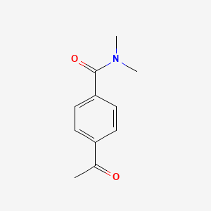 molecular formula C11H13NO2 B2502619 4-Acetyl-N,N-dimethylbenzamide CAS No. 1008119-09-2