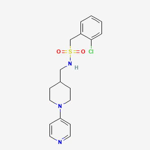 1-(2-chlorophenyl)-N-((1-(pyridin-4-yl)piperidin-4-yl)methyl)methanesulfonamide