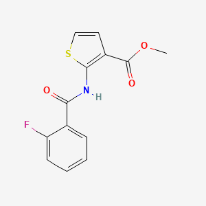 Methyl 2-(2-fluorobenzamido)thiophene-3-carboxylate