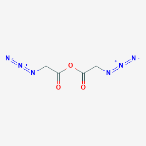 molecular formula C4H4N6O3 B2502853 (2-Azidoacetyl) 2-azidoacetate CAS No. 859946-22-8