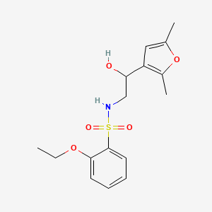 molecular formula C16H21NO5S B2502859 N-(2-(2,5-dimethylfuran-3-yl)-2-hydroxyethyl)-2-ethoxybenzenesulfonamide CAS No. 2310038-94-7
