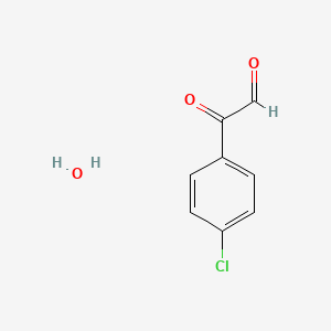molecular formula C8H7ClO3 B2502941 4-Chlorophenylglyoxal hydrate CAS No. 4996-21-8; 859932-64-2