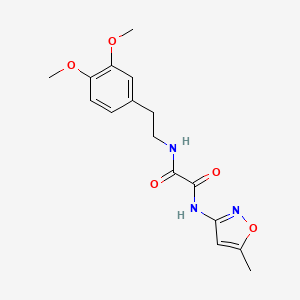 N-[2-(3,4-dimethoxyphenyl)ethyl]-N'-(5-methyl-1,2-oxazol-3-yl)ethanediamide