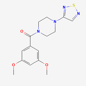 1-(3,5-Dimethoxybenzoyl)-4-(1,2,5-thiadiazol-3-yl)piperazine