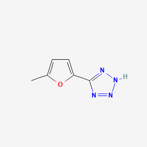 molecular formula C6H6N4O B2503153 5-(5-methylfuran-2-yl)-2H-tetrazole CAS No. 60838-03-1