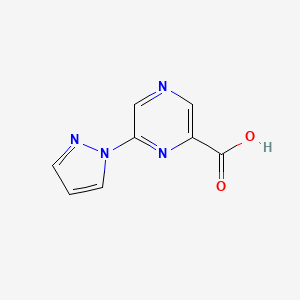 6-(1H-pyrazol-1-yl)pyrazine-2-carboxylic acid