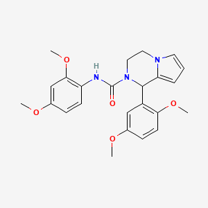 N-(2,4-dimethoxyphenyl)-1-(2,5-dimethoxyphenyl)-3,4-dihydropyrrolo[1,2-a]pyrazine-2(1H)-carboxamide
