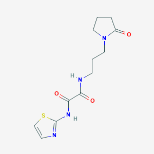 N1-(3-(2-oxopyrrolidin-1-yl)propyl)-N2-(thiazol-2-yl)oxalamide