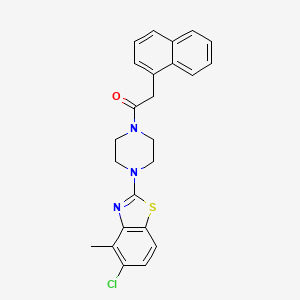 1-(4-(5-Chloro-4-methylbenzo[d]thiazol-2-yl)piperazin-1-yl)-2-(naphthalen-1-yl)ethanone