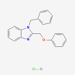 1-benzyl-2-(phenoxymethyl)-1H-benzo[d]imidazole hydrochloride