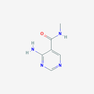 molecular formula C6H8N4O B025032 4-amino-N-methylpyrimidine-5-carboxamide CAS No. 102818-44-0