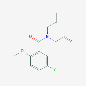 molecular formula C14H16ClNO2 B250324 N,N-diallyl-5-chloro-2-methoxybenzamide 