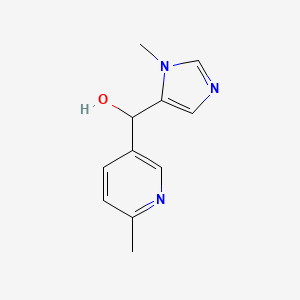 (1-methyl-1H-imidazol-5-yl)(6-methylpyridin-3-yl)methanol