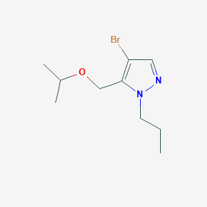 4-bromo-5-(isopropoxymethyl)-1-propyl-1H-pyrazole