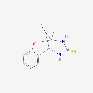 2,11-dimethyl-2,3,5,6-tetrahydro-4H-2,6-methano-1,3,5-benzoxadiazocine-4-thione