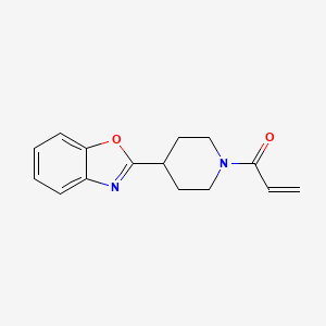 1-[4-(1,3-Benzoxazol-2-yl)piperidin-1-yl]prop-2-en-1-one