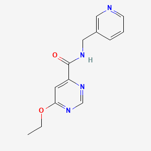 6-ethoxy-N-(pyridin-3-ylmethyl)pyrimidine-4-carboxamide