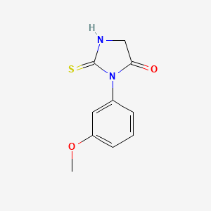 1-(3-methoxyphenyl)-2-sulfanyl-4,5-dihydro-1H-imidazol-5-one