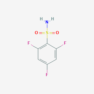 molecular formula C6H4F3NO2S B2503280 2,4,6-Trifluorobenzenesulphonamide CAS No. 502642-77-5