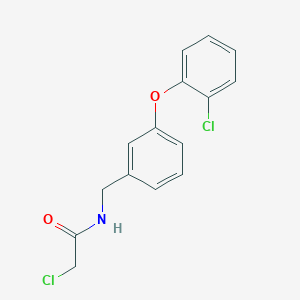 2-Chloro-N-[[3-(2-chlorophenoxy)phenyl]methyl]acetamide
