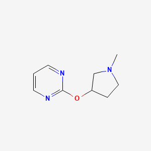 2-[(1-Methylpyrrolidin-3-yl)oxy]pyrimidine